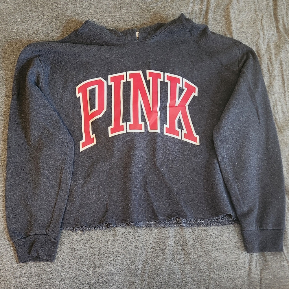 PINK Victoria's Secret Women's Gray Sweater Size Large